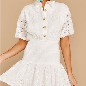 White Eyelet Dress